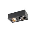Design Spot Square 2-flammig inkl. G9 schwarz - Kaya