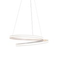 Moderne Hängelampe weiß 74cm inkl. LED 3 Stufen dimmbar - Rowan