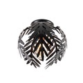 QAZQA, Vintage Deckenlampe klein schwarz - Botanica