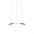 Leuchten Direct, Moderne Ring Hängelampe Gold 40 cm inkl. LED - Anella