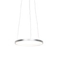 Moderne Ringpendelleuchte silber 40 cm inkl. LED - Anella