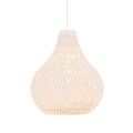 QAZQA, Skandinavische Hängelampe weiß 45 cm - Lina Drop