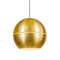 Retro Hängelampe Gold 40 cm - Slice