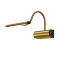 Curtis Bilderleuchte LED m. Dimmer - messing matt