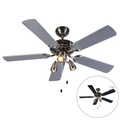 QAZQA, Deckenventilator grau - Mistral 42