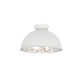Weiße Deckenlampe mit Silber 30 cm - Magna Basic