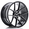 JR Wheels JR30 Felge 8.5x18 5x112 ET40 Black Brushed Tinted Face