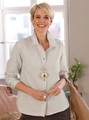 undefined, Hemdbluse in champagner-meliert von heine