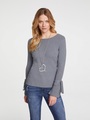 LINEA TESINI by heine, Pullover mit Plissee mit Plissee mit Plissee