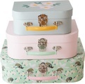 rice Spielkoffer GOLDFISH 3er-Set in orange