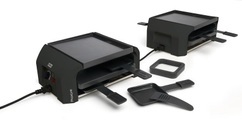 Stöckli PizzaGrill FourFour Set Raclettegrill anthrazit