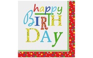 PAPSTAR, Papstar Servietten Happy birthday 20