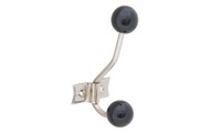 Tranquillo - Wandhaken 2-fach, Retro, Schwarz