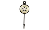 Tranquillo - Wandhaken handbemalt Beige/Schwarz