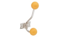 Tranquillo - Wandhaken 2-fach, Retro, Gelb