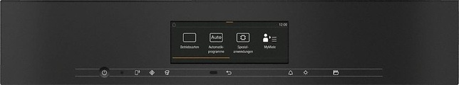 Miele Griffloser Kompakt-Backofen mit Mikrowelle im perfekt kombinierbaren Design mit Automatikprogrammen und Speisenthermometer. H 7840 BMX
