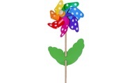 GIOBAS Windrad Blume mit Punkten