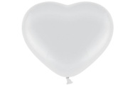 Belbal, Belbal Luftballon Herz Weiss, Ø 28 cm, 25 Stück
