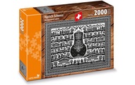 Carta.Media, Typisch Schweiz Scherenschnitt - Puzzle 2000-teilig