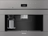 Miele Einbau-Kaffeevollautomat CVA 7440, 60 cm, Graphitgrau, Bohnensystem, OneTouch, EasyClick-Milksystem, BrilliantLight