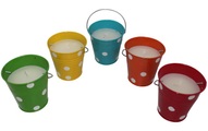 Dameco, Dameco Anti-Mücken-Kerze Citronella im Eimer, 5 Stück