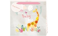 Cart Geschenktasche Rosa Baby Girl Giraffe