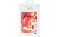 Partydeco Partyaccessoire Vorhang 90 x 250 cm, Rot