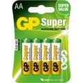 GP Batteries 1x4 GP Super Alkaline 1,5V AA Mignon LR06