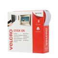 VELCRO® VEL-EC60219 Klettband zum Aufkleben Haft- und Flauschteil (L x B) 10000 mm x 20 mm Weiß 10 m