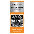 ROLINE 4K PREMIUM HDMI Ultra HD Kabel mit Ethernet, ST/ST, schwarz, 3 m