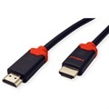 ROLINE 10K HDMI Ultra High Speed Kabel, ST/ST, schwarz, 1 m