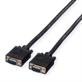 Value VGA Anschlusskabel VGA 15pol. Stecker 15.00 m Schwarz 11.99.5258 doppelt geschirmt, schraubbar VGA-Kabel