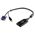 KVM Adapter [1x VGA-Stecker, USB 2.0 Stecker A - 1x RJ45-Buchse] Schwarz ATEN