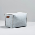 Sackit RETORit Hocker Square Puff Sitzsack weiss