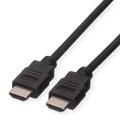ROLINE GREEN HDMI High Speed Kabel mit Ethernet, TPE, schwarz, 3 m