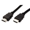 Roline HDMI Anschlusskabel HDMI-A Stecker 1.00 m Schwarz 11.04.5571 Geschirmt HDMI-Kabel