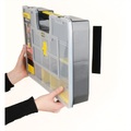 VELCRO® VEL-EC60239 Klettband zum Aufkleben Haft- und Flauschteil, extrastark (L x B) 100 mm x 50 mm Schwarz 2 Paar
