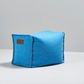 Sackit RETORit Hocker Square Puff Sitzsack türkis
