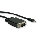 Roline 1432218 - USB/VGA-Kabel (Schwarz)