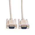 Roline VGA Anschlusskabel VGA 15pol. Stecker 3.00 m Grau 11.01.6630 Geschirmt, schraubbar VGA-Kabel