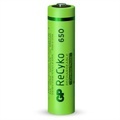 GP Batteries Recyko, Akku LR03 4x AAA NiMh,650mAh,1.2Volt,GoGreen,DECT Tel.