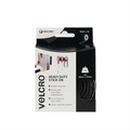VELCRO® VEL-EC60241 Klettband zum Aufkleben Haft- und Flauschteil, extrastark (L x B) 1000 mm x 50 mm Schwarz 1 m