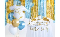 Partydeco Partyaccessoire Vorhang 90 x 250 cm, Gold