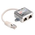 Value Netzwerk T-Adapter CAT 5e Weiß