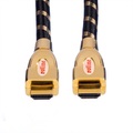 ROLINE GOLD HDMI Ultra HD Kabel mit Ethernet, ST/ST, Retail Blister, 1 m