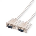 Roline VGA Anschlusskabel VGA 15pol. Stecker 1.80 m Grau 11.01.6618 Geschirmt, schraubbar VGA-Kabel