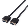 Value VGA Anschlusskabel VGA 15pol. Stecker 2.00 m Schwarz 11.99.5252 doppelt geschirmt, schraubbar VGA-Kabel