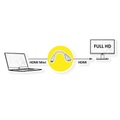 VALUE HDMI Adapterkabel HDMI - HDMI Mini, BU/ST