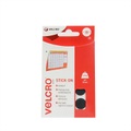 VELCRO® VEL-EC60228 Klettpunkte zum Aufkleben Haft- und Flauschteil (Ø) 16 mm Schwarz 16 Paar