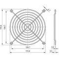 Schroff, SCHROFF Schutzgitter, Metall, zum Anschrauben - SCHUTZGITTER(METALL)ANSCHRAU.
